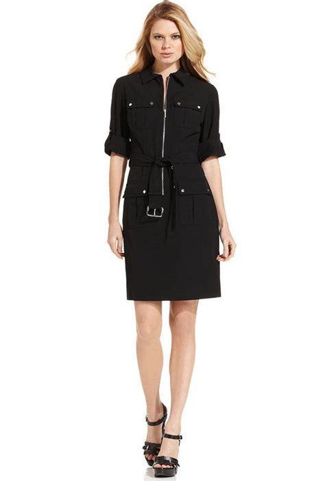 nordstorm michael kors black zio lock dress|Michael Kors black jacket.